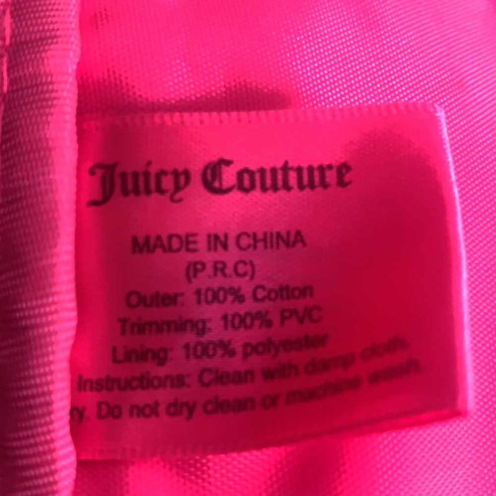 JUICY COUTURE CANVAS VIVA LA JUICY BEACH BAG NEW NO TAGS - Picture 9 of 15